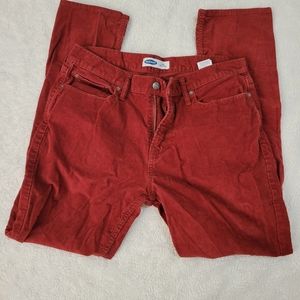 Mens Old Navy Slim Built-in Flex Corduroy Pants size 34x32